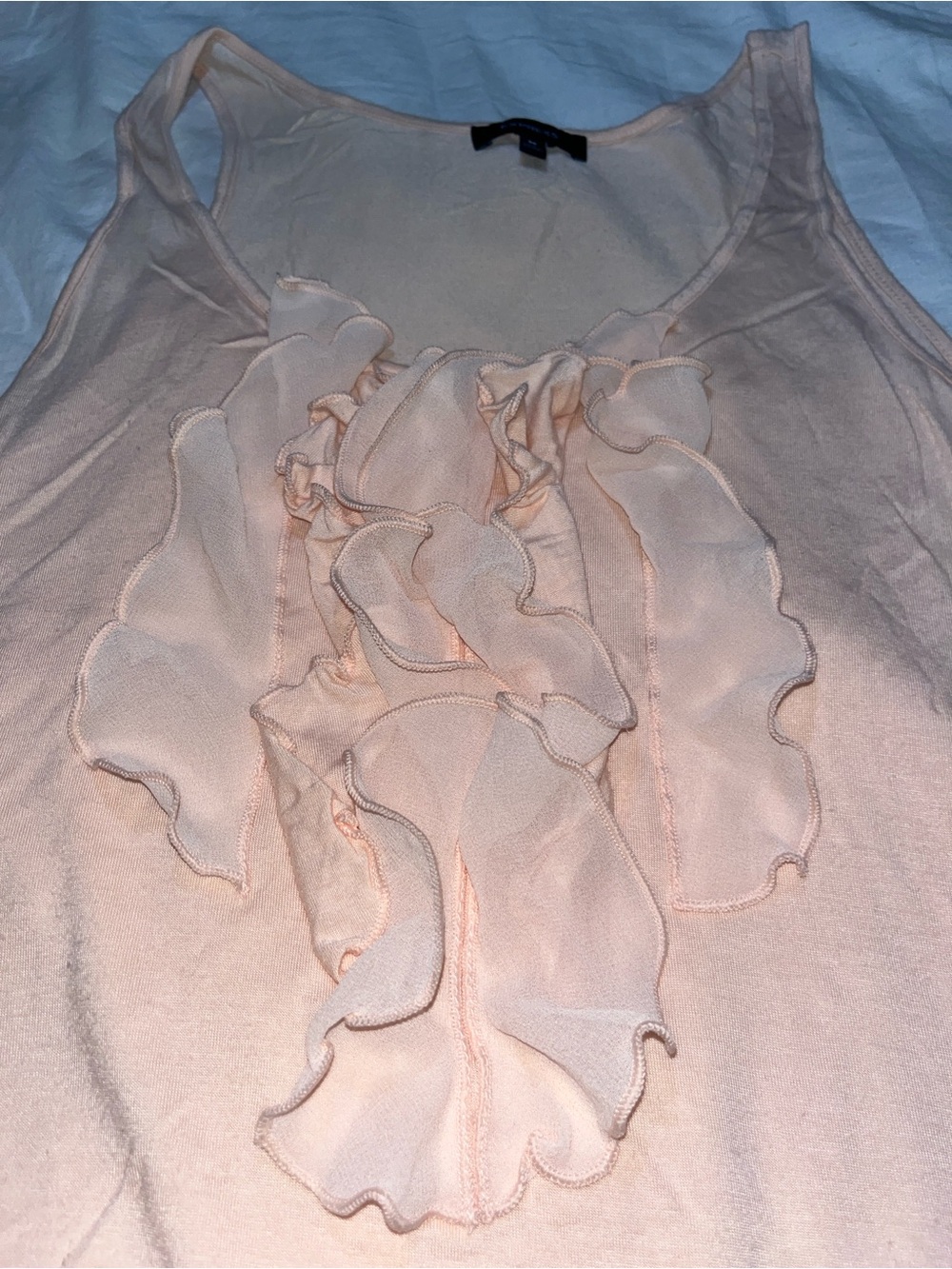 Express Ruffle Front Tank Top - Picture 3 of 6
